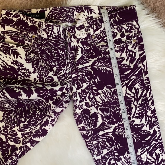 Gucci Pants Wide Leg purple print Size 42 - Picture 11 of 15